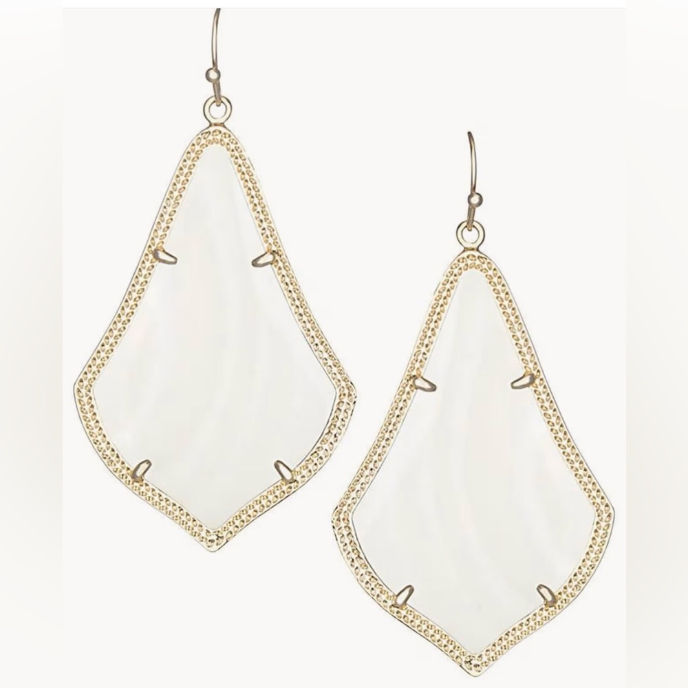 Kendra Scott Alexandria Mother of Pearl in Gold